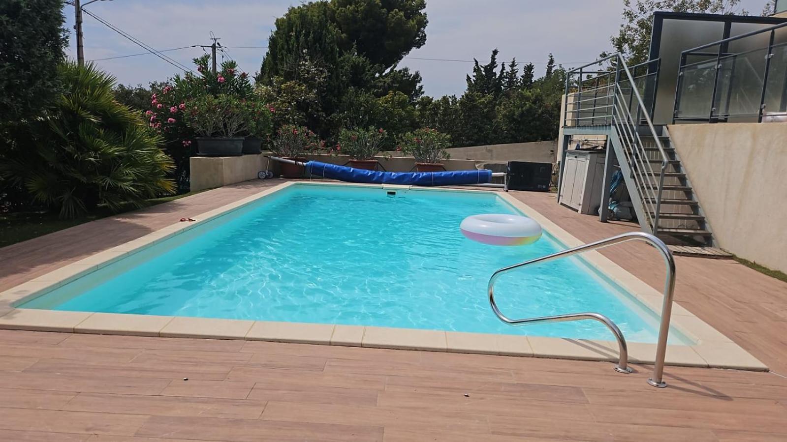 Petit Paradis A Bandol T4 Piscine Clim Parking Fibre Coffre-Fort Extérieur photo